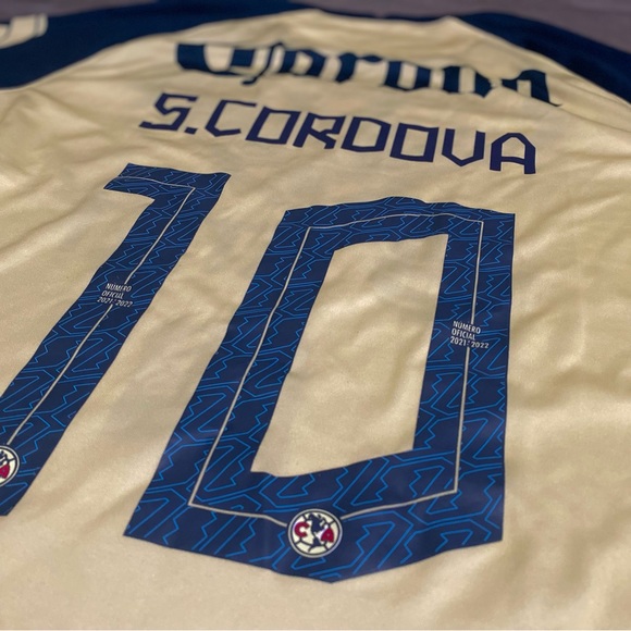 Sebastian Cordova #21 Mens LARGE Club America Home Jersey Authentic Dri-Fit - Picture 3 of 9